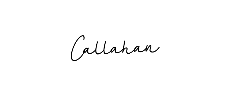 Design your own signature with our free online signature maker. With this signature software, you can create a handwritten (BallpointsItalic-DORy9) signature for name Callahan. Callahan signature style 11 images and pictures png