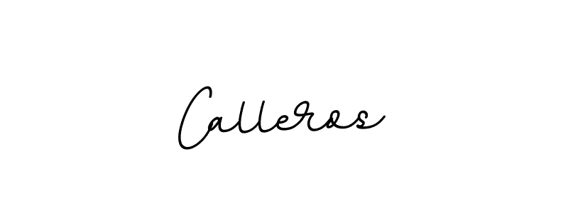 How to make Calleros name signature. Use BallpointsItalic-DORy9 style for creating short signs online. This is the latest handwritten sign. Calleros signature style 11 images and pictures png