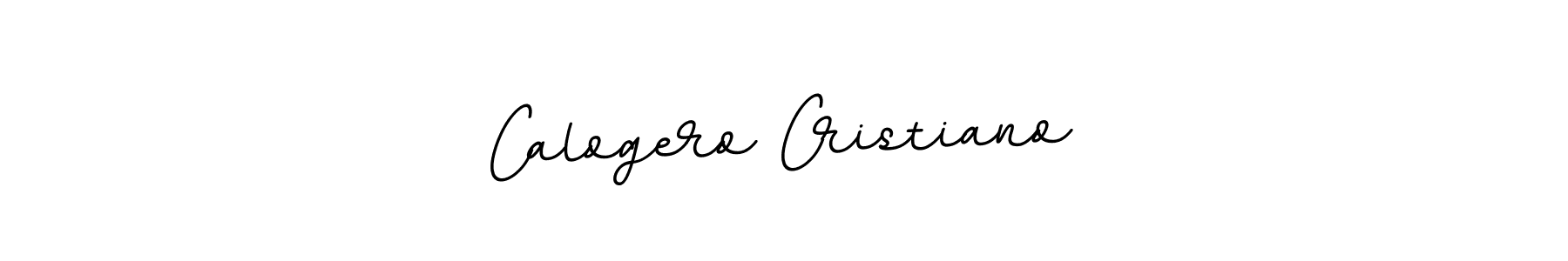 Make a beautiful signature design for name Calogero Cristiano. With this signature (BallpointsItalic-DORy9) style, you can create a handwritten signature for free. Calogero Cristiano signature style 11 images and pictures png