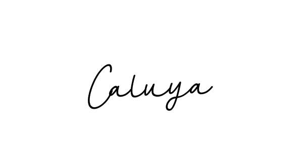 Create a beautiful signature design for name Caluya. With this signature (BallpointsItalic-DORy9) fonts, you can make a handwritten signature for free. Caluya signature style 11 images and pictures png