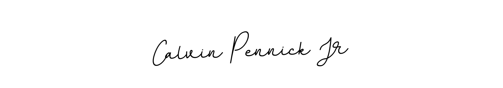 You should practise on your own different ways (BallpointsItalic-DORy9) to write your name (Calvin Pennick Jr) in signature. don't let someone else do it for you. Calvin Pennick Jr signature style 11 images and pictures png