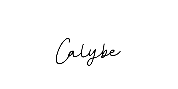 Design your own signature with our free online signature maker. With this signature software, you can create a handwritten (BallpointsItalic-DORy9) signature for name Calybe. Calybe signature style 11 images and pictures png