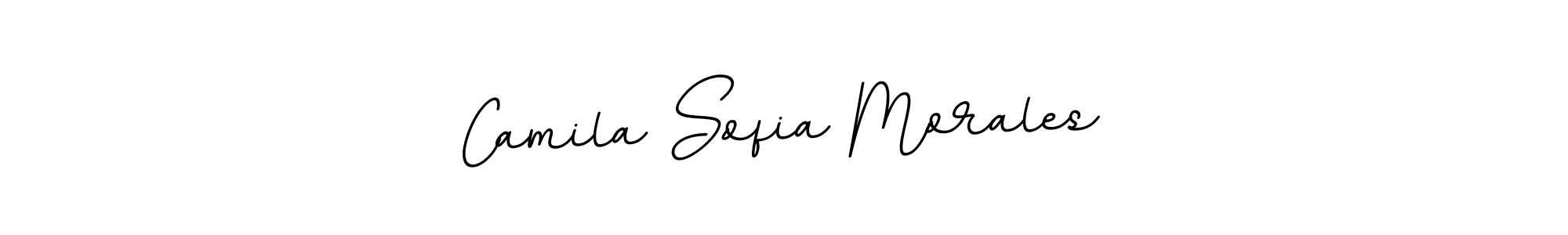 Design your own signature with our free online signature maker. With this signature software, you can create a handwritten (BallpointsItalic-DORy9) signature for name Camila Sofia Morales. Camila Sofia Morales signature style 11 images and pictures png
