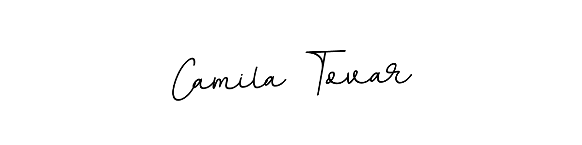This is the best signature style for the Camila Tovar name. Also you like these signature font (BallpointsItalic-DORy9). Mix name signature. Camila Tovar signature style 11 images and pictures png