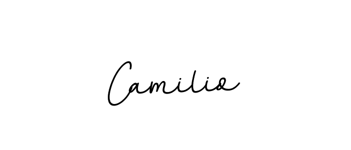 if you are searching for the best signature style for your name Camilio. so please give up your signature search. here we have designed multiple signature styles  using BallpointsItalic-DORy9. Camilio signature style 11 images and pictures png