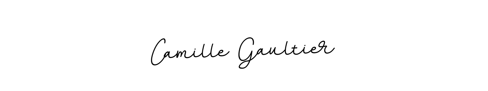 How to make Camille Gaultier name signature. Use BallpointsItalic-DORy9 style for creating short signs online. This is the latest handwritten sign. Camille Gaultier signature style 11 images and pictures png