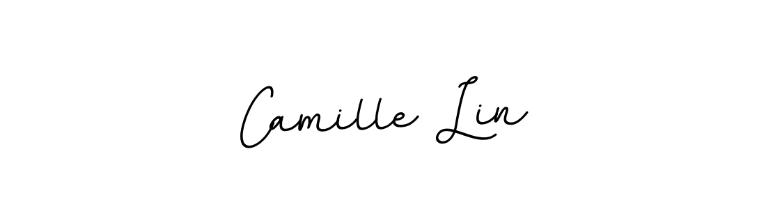 Make a beautiful signature design for name Camille Lin. With this signature (BallpointsItalic-DORy9) style, you can create a handwritten signature for free. Camille Lin signature style 11 images and pictures png
