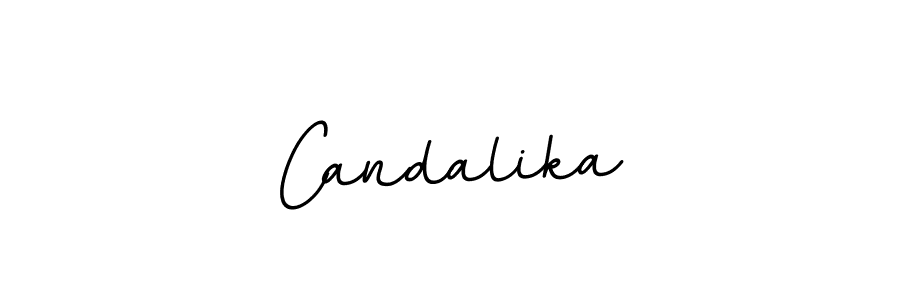 Design your own signature with our free online signature maker. With this signature software, you can create a handwritten (BallpointsItalic-DORy9) signature for name Candalika. Candalika signature style 11 images and pictures png