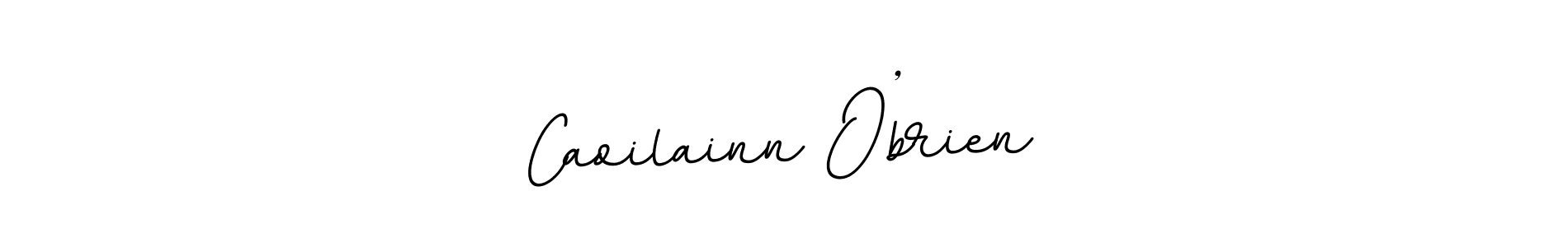Design your own signature with our free online signature maker. With this signature software, you can create a handwritten (BallpointsItalic-DORy9) signature for name Caoilainn O’brien. Caoilainn O’brien signature style 11 images and pictures png