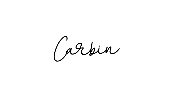 You should practise on your own different ways (BallpointsItalic-DORy9) to write your name (Carbin) in signature. don't let someone else do it for you. Carbin signature style 11 images and pictures png