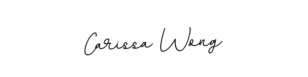 Make a beautiful signature design for name Carissa Wong. With this signature (BallpointsItalic-DORy9) style, you can create a handwritten signature for free. Carissa Wong signature style 11 images and pictures png