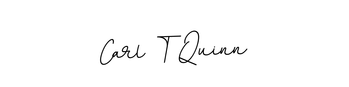 Make a beautiful signature design for name Carl T Quinn. With this signature (BallpointsItalic-DORy9) style, you can create a handwritten signature for free. Carl T Quinn signature style 11 images and pictures png