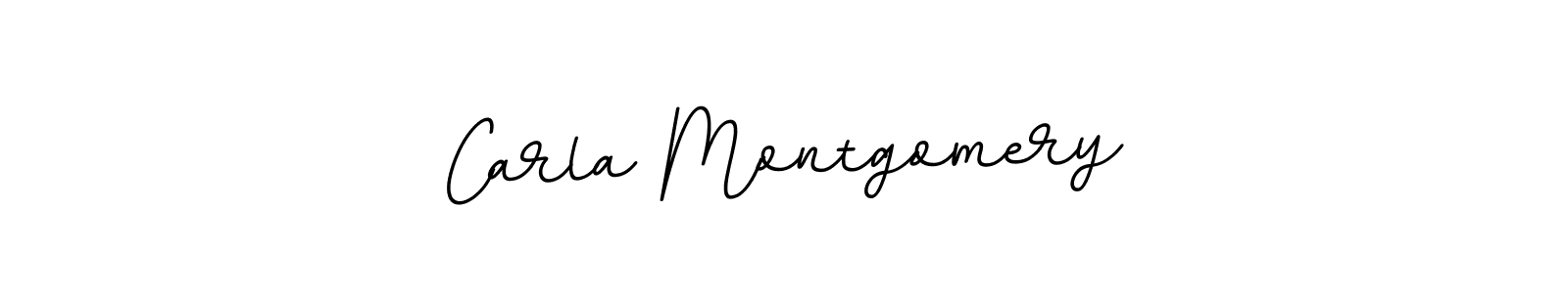 How to make Carla Montgomery name signature. Use BallpointsItalic-DORy9 style for creating short signs online. This is the latest handwritten sign. Carla Montgomery signature style 11 images and pictures png