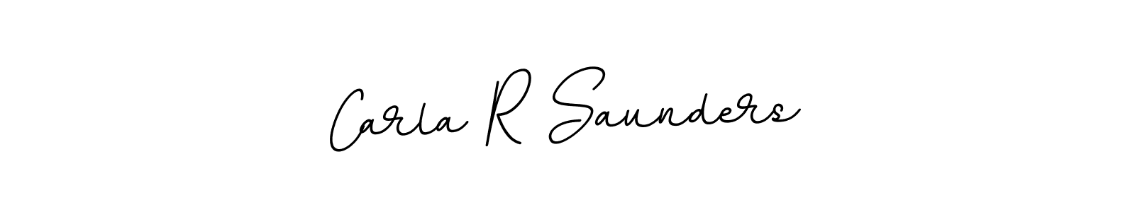 Design your own signature with our free online signature maker. With this signature software, you can create a handwritten (BallpointsItalic-DORy9) signature for name Carla R Saunders. Carla R Saunders signature style 11 images and pictures png