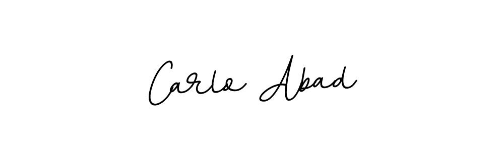 Design your own signature with our free online signature maker. With this signature software, you can create a handwritten (BallpointsItalic-DORy9) signature for name Carlo Abad. Carlo Abad signature style 11 images and pictures png