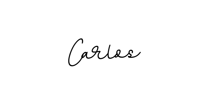 You should practise on your own different ways (BallpointsItalic-DORy9) to write your name (Carlos ) in signature. don't let someone else do it for you. Carlos  signature style 11 images and pictures png