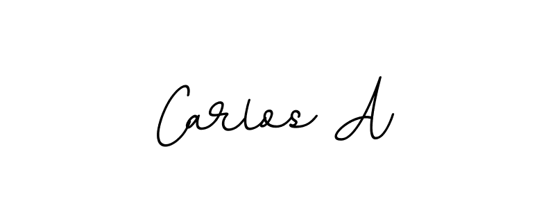 It looks lik you need a new signature style for name Carlos A. Design unique handwritten (BallpointsItalic-DORy9) signature with our free signature maker in just a few clicks. Carlos A signature style 11 images and pictures png