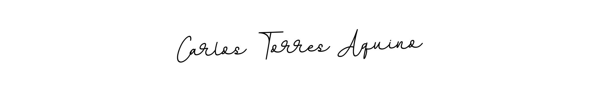 Carlos Torres Aquino stylish signature style. Best Handwritten Sign (BallpointsItalic-DORy9) for my name. Handwritten Signature Collection Ideas for my name Carlos Torres Aquino. Carlos Torres Aquino signature style 11 images and pictures png