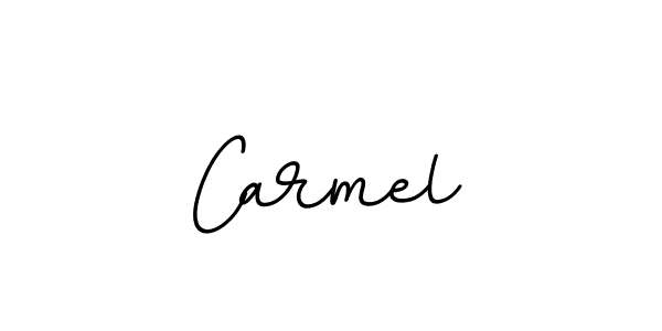 How to make Carmel name signature. Use BallpointsItalic-DORy9 style for creating short signs online. This is the latest handwritten sign. Carmel signature style 11 images and pictures png