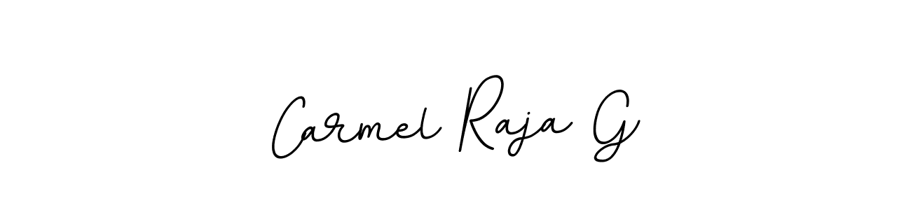 Design your own signature with our free online signature maker. With this signature software, you can create a handwritten (BallpointsItalic-DORy9) signature for name Carmel Raja G. Carmel Raja G signature style 11 images and pictures png