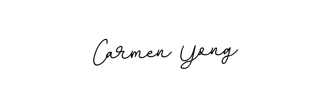 Design your own signature with our free online signature maker. With this signature software, you can create a handwritten (BallpointsItalic-DORy9) signature for name Carmen Yong. Carmen Yong signature style 11 images and pictures png