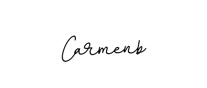 Make a beautiful signature design for name Carmenb. With this signature (BallpointsItalic-DORy9) style, you can create a handwritten signature for free. Carmenb signature style 11 images and pictures png