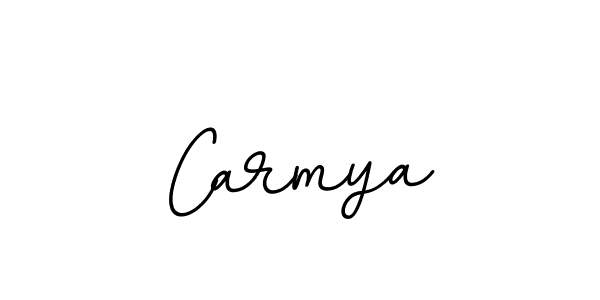 Create a beautiful signature design for name Carmya. With this signature (BallpointsItalic-DORy9) fonts, you can make a handwritten signature for free. Carmya signature style 11 images and pictures png