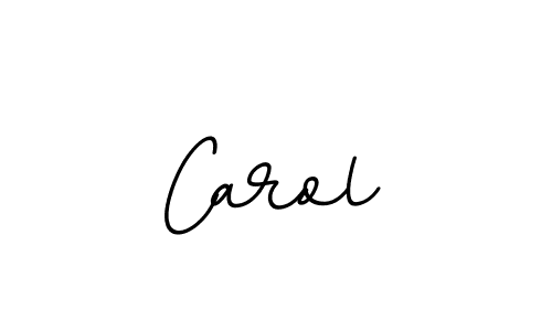 Design your own signature with our free online signature maker. With this signature software, you can create a handwritten (BallpointsItalic-DORy9) signature for name Carol. Carol signature style 11 images and pictures png