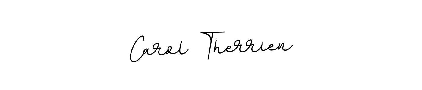 It looks lik you need a new signature style for name Carol Therrien. Design unique handwritten (BallpointsItalic-DORy9) signature with our free signature maker in just a few clicks. Carol Therrien signature style 11 images and pictures png