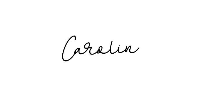 How to make Carolin name signature. Use BallpointsItalic-DORy9 style for creating short signs online. This is the latest handwritten sign. Carolin signature style 11 images and pictures png