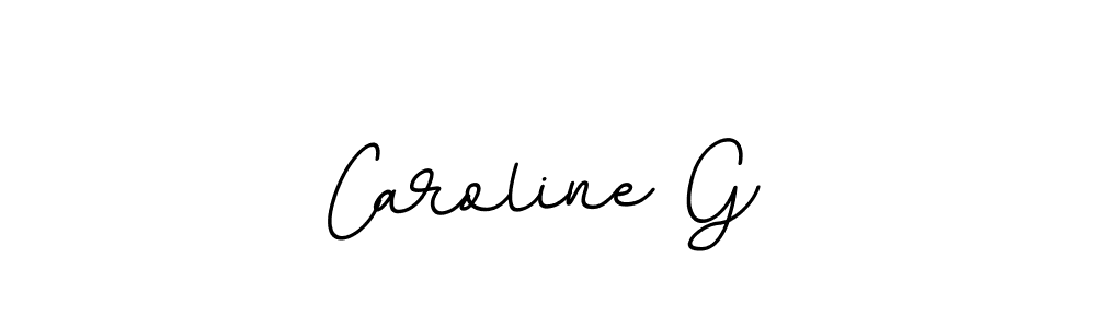 Caroline G stylish signature style. Best Handwritten Sign (BallpointsItalic-DORy9) for my name. Handwritten Signature Collection Ideas for my name Caroline G. Caroline G signature style 11 images and pictures png