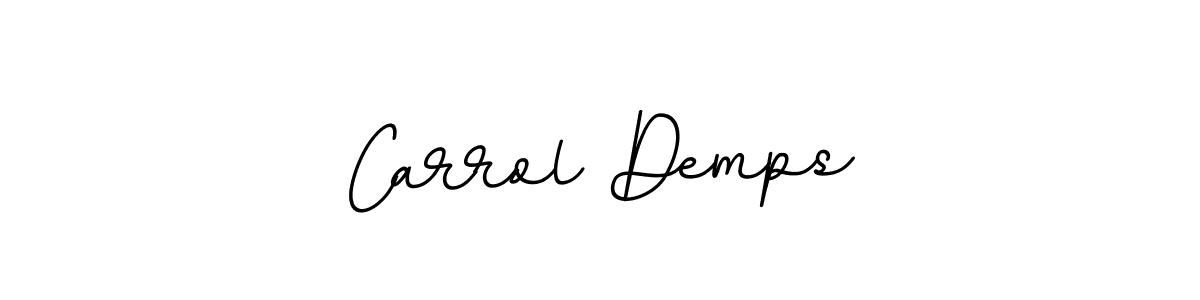 It looks lik you need a new signature style for name Carrol Demps. Design unique handwritten (BallpointsItalic-DORy9) signature with our free signature maker in just a few clicks. Carrol Demps signature style 11 images and pictures png