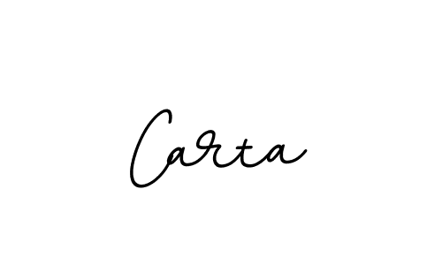 You should practise on your own different ways (BallpointsItalic-DORy9) to write your name (Carta) in signature. don't let someone else do it for you. Carta signature style 11 images and pictures png