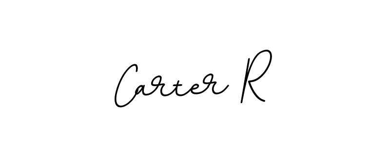 Create a beautiful signature design for name Carter R. With this signature (BallpointsItalic-DORy9) fonts, you can make a handwritten signature for free. Carter R signature style 11 images and pictures png