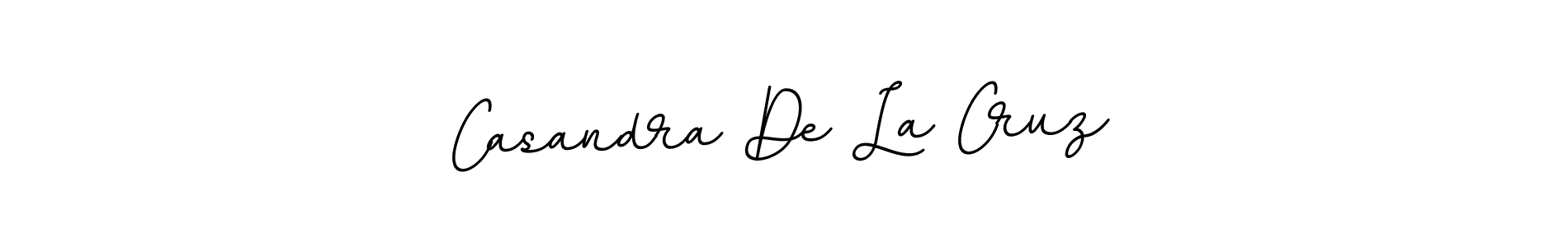 How to make Casandra De La Cruz name signature. Use BallpointsItalic-DORy9 style for creating short signs online. This is the latest handwritten sign. Casandra De La Cruz signature style 11 images and pictures png