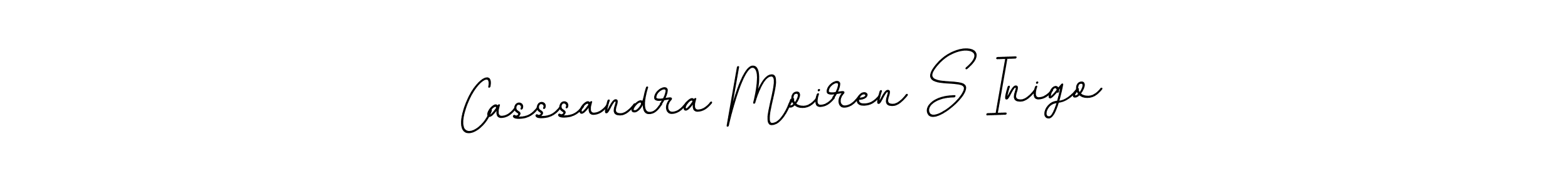 This is the best signature style for the Casssandra Moiren S Inigo name. Also you like these signature font (BallpointsItalic-DORy9). Mix name signature. Casssandra Moiren S Inigo signature style 11 images and pictures png