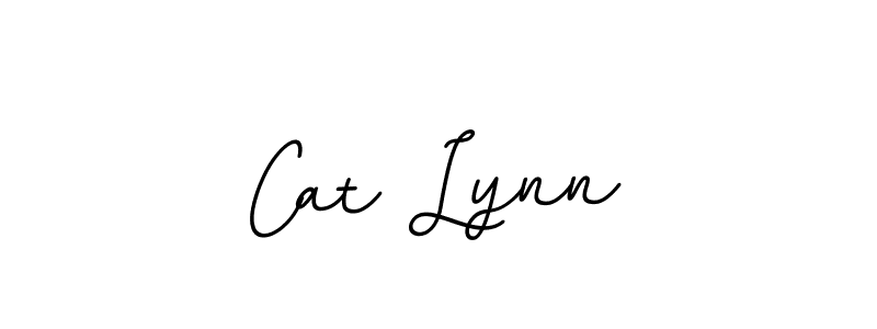 You should practise on your own different ways (BallpointsItalic-DORy9) to write your name (Cat Lynn) in signature. don't let someone else do it for you. Cat Lynn signature style 11 images and pictures png