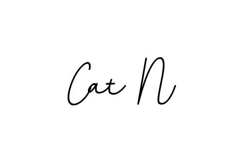 Make a beautiful signature design for name Cat N. With this signature (BallpointsItalic-DORy9) style, you can create a handwritten signature for free. Cat N signature style 11 images and pictures png