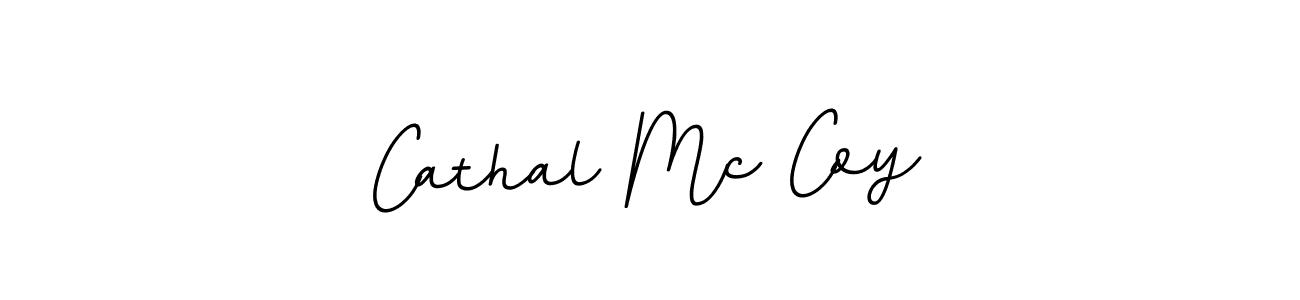 How to make Cathal Mc Coy name signature. Use BallpointsItalic-DORy9 style for creating short signs online. This is the latest handwritten sign. Cathal Mc Coy signature style 11 images and pictures png