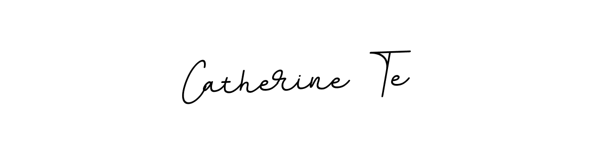 You should practise on your own different ways (BallpointsItalic-DORy9) to write your name (Catherine Te) in signature. don't let someone else do it for you. Catherine Te signature style 11 images and pictures png