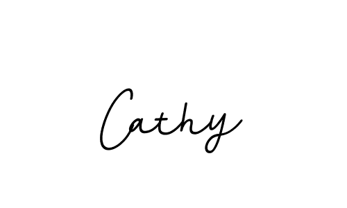 You should practise on your own different ways (BallpointsItalic-DORy9) to write your name (Cathy) in signature. don't let someone else do it for you. Cathy signature style 11 images and pictures png