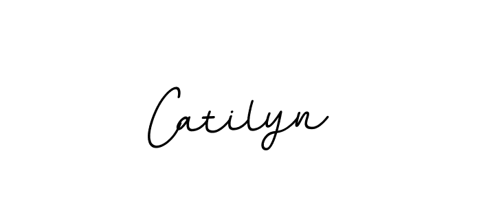 Design your own signature with our free online signature maker. With this signature software, you can create a handwritten (BallpointsItalic-DORy9) signature for name Catilyn. Catilyn signature style 11 images and pictures png