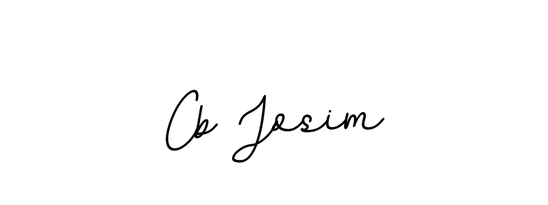 How to make Cb Josim name signature. Use BallpointsItalic-DORy9 style for creating short signs online. This is the latest handwritten sign. Cb Josim signature style 11 images and pictures png