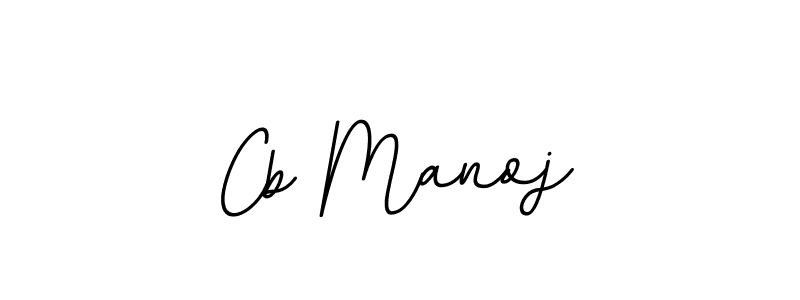 The best way (BallpointsItalic-DORy9) to make a short signature is to pick only two or three words in your name. The name Cb Manoj include a total of six letters. For converting this name. Cb Manoj signature style 11 images and pictures png