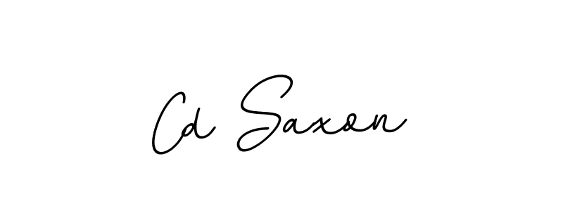 Create a beautiful signature design for name Cd Saxon. With this signature (BallpointsItalic-DORy9) fonts, you can make a handwritten signature for free. Cd Saxon signature style 11 images and pictures png