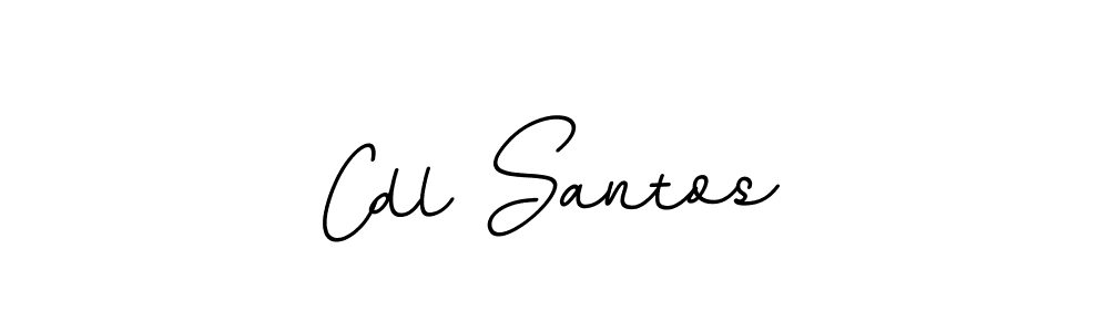 Make a beautiful signature design for name Cdl Santos. Use this online signature maker to create a handwritten signature for free. Cdl Santos signature style 11 images and pictures png