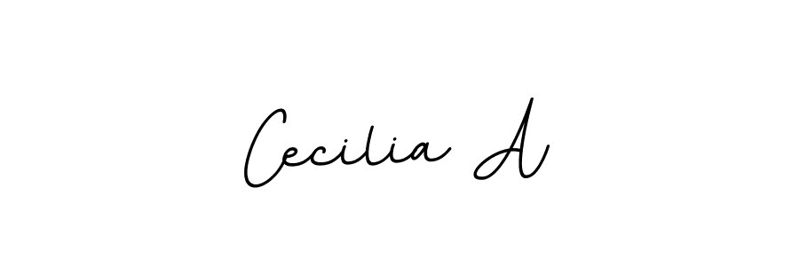 You should practise on your own different ways (BallpointsItalic-DORy9) to write your name (Cecilia A) in signature. don't let someone else do it for you. Cecilia A signature style 11 images and pictures png