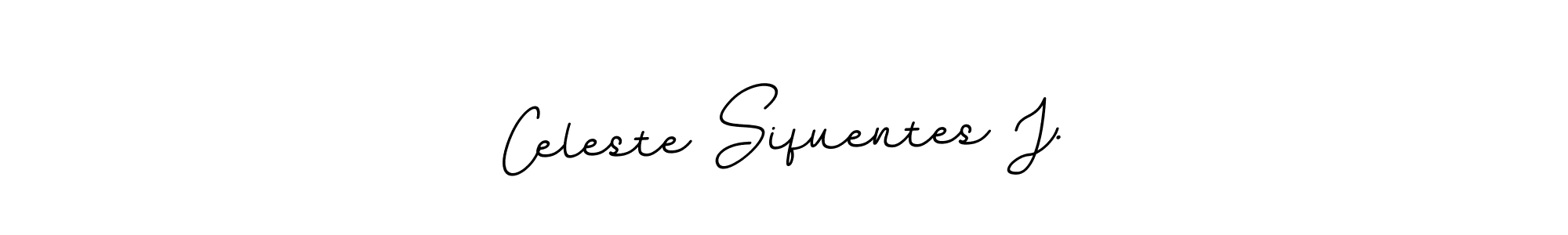 This is the best signature style for the Celeste Sifuentes J. name. Also you like these signature font (BallpointsItalic-DORy9). Mix name signature. Celeste Sifuentes J. signature style 11 images and pictures png