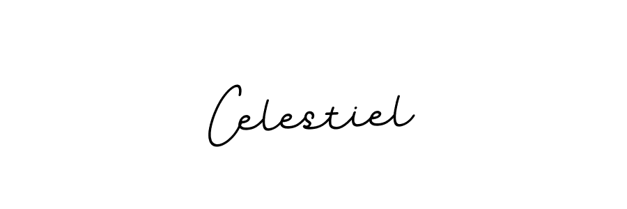 Celestiel stylish signature style. Best Handwritten Sign (BallpointsItalic-DORy9) for my name. Handwritten Signature Collection Ideas for my name Celestiel. Celestiel signature style 11 images and pictures png