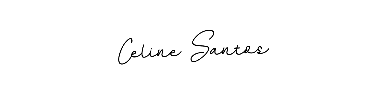 Celine Santos stylish signature style. Best Handwritten Sign (BallpointsItalic-DORy9) for my name. Handwritten Signature Collection Ideas for my name Celine Santos. Celine Santos signature style 11 images and pictures png